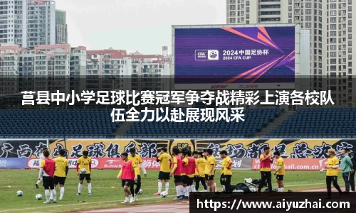 莒县中小学足球比赛冠军争夺战精彩上演各校队伍全力以赴展现风采
