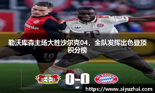 勒沃库森主场大胜沙尔克04，全队发挥出色登顶积分榜